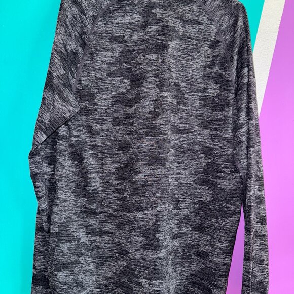 Grey Kyodan Long Sleeve Zip=Up Shirt, Size XL - Picture 3 of 3